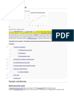 Capacity and Demand Factor