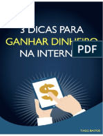 3 Dicas para Ganhar Dinheiro Online - Ler Primeiro