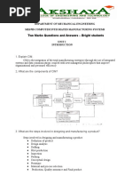 Me6703 2 Mark Questions Bright Students