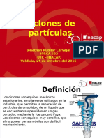 Ciclones de Particulas