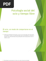 Psicología Social Del Ocio y Tiempo Libre