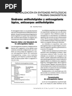 Anticuerpos Antifosfolípidos y Anticoagulante Lúpico PDF