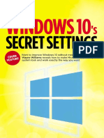 Windows 10 Secret Settings