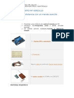 Control Remoto RF Sencillo