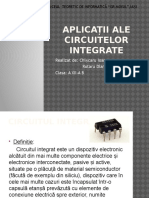 Aplicații Ale Circuitelor Integrate