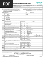 Medical Information Form (Medif)