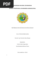 Determinación de Grasa de Maiz Con Soxlhet