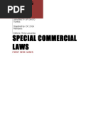 Special Commercial Laws Cases