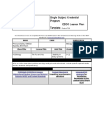 Single Subject Credential Program EDSC Lesson Plan Template: Precious Daileg, Estefani Bautista, Brit Brown Biology