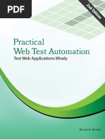 Practical Web Test Automation Sample