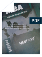 Mentors MBA - Admission Guide