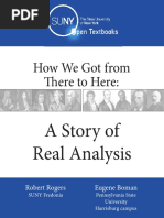 A Story of Real Analysis - Rogers & Boman