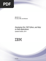 IBM DB2 10.5 For Linux, UNIX, and Windows - Developing Perl, PHP, Python, and Ruby On Rails Applications