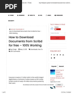 How To Download Documents From Scribd For Free - 3 Tricks