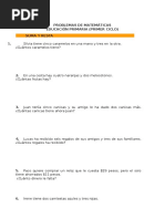 Problemas Primer Ciclo de Primaria