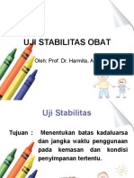 Uji Stabilitas Obat