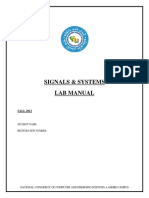 Signal Systems Lab Manual PDF