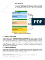 Metodologías para La Creación de Sitios Web