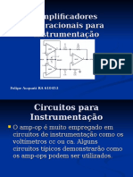 Amp Op para Instrumentação