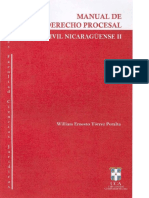 Manual de Derecho Procesal Civil Nicaraguense Tomo II William Ernesto Torrez Peralta