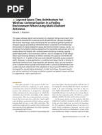 Layered Space-Time Architecture For Wireless Communication in A Fading Environment When Using Multi-Element Antennas