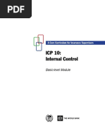 Insurance IAIS ICP 10 Internal Control