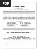 Regional Operations Manager in Boston MA Resume Steven Fuchs