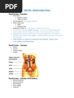 A&P 302 Renal Lecture Notes