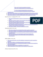 MCQ Practice Links