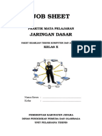 Jobsheet X TKJ Jaringan Dasar