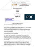 Michel Sauval - Artículos - Psicoanálisis e Instituciones - El Fracaso de Las Instituciones - Psicoanalíticas - Parte 2