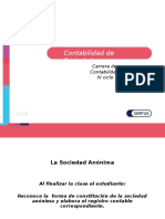 Contabilidad de Sociedades SOCIEDAD ANONIMA Cerrada y Abierta