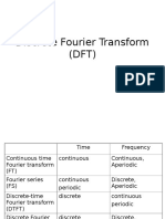 Discrete Fourier Transform (DFT)