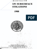 3-Subsurface Investigations AASHTO 1988