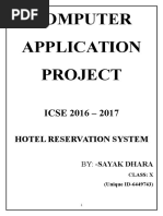 Computer Board Project 2017 (Icse)