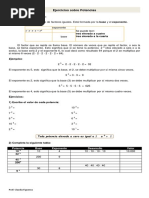 Ejercicios Sobre Potencias