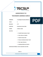 Informe de 5 Movimiento Armónico Simple - Tecsup