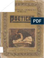 González Pérez, Aníbal (Ed.) - Aristóteles, Horacio, Boileau - Poéticas PDF