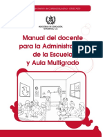 Administraciòn de La Escuela y El Aula