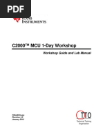 C2000™ MCU 1-Day Workshop: Workshop Guide and Lab Manual