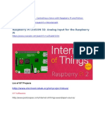 Raspberry Pi LESSON 32: Analog Input For The Raspberry Pi