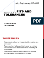 Limits, Fits and Tolerances: Dimensional Quality Engineering ME-4032