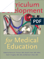 Curriculum Development For Medical Education