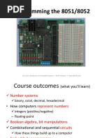 Programming The 8051/8052