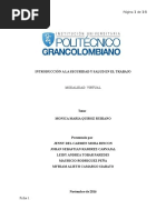 PRIMERA ENTREGA Seguridad y Salud en El Trabajo