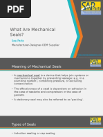 What Are Mechanical Seals?: Sap Parts