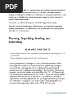 3 Planning Organizing Leading Controlling