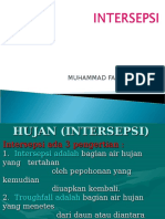 Intersepsi Hidrologi