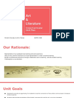 Art & Literature: Cross-Curricular Unit Plan