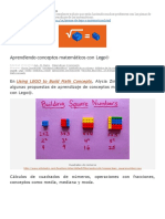 Piezas de LEGO y Matemáticas